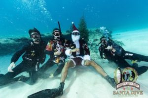 Scuba diving with Santa