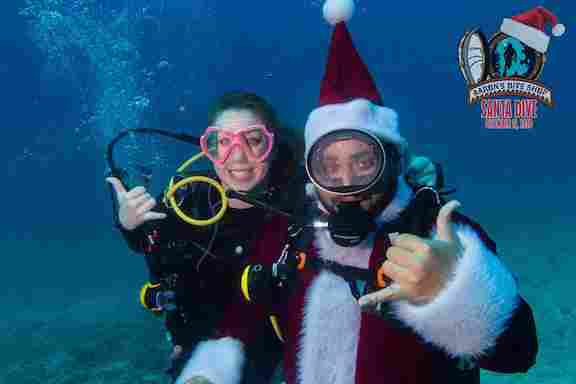 Scuba dive with Santa in Hawaii
