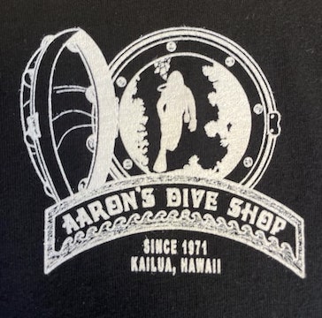 Aarons Dive shop classic logo tshirt - logo