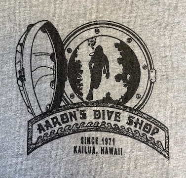 Aarons Dive shop classic logo tshirt - logo