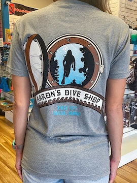 Aarons Dive Shop Classic Logo t-shirt - Grey