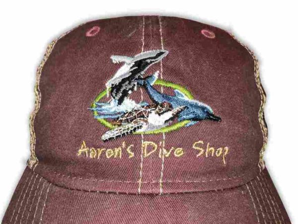 Aaron's Dive Shop Sea Life Hat