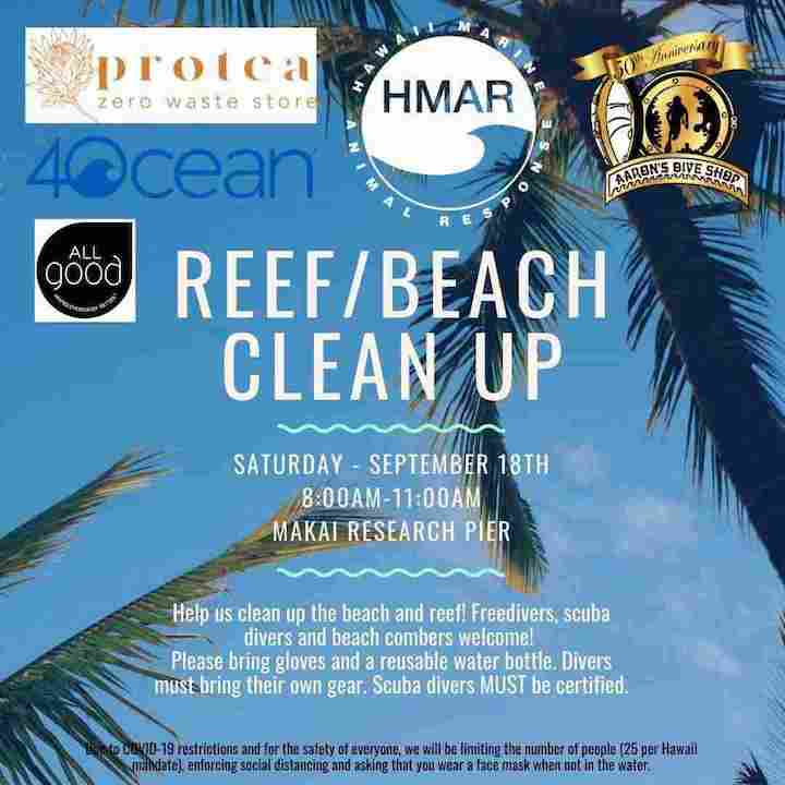 Oahu Reef Beach Clean UP