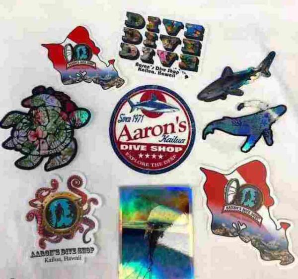 Aaron's Dive Shop Stickers