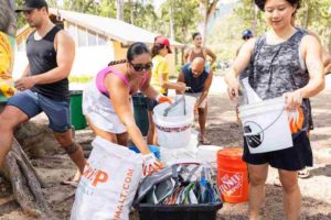 Waimanalo Beach Clean UP