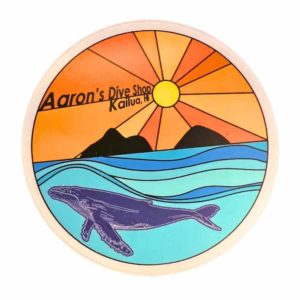Kailua Mokes Humpback Whale sticker
