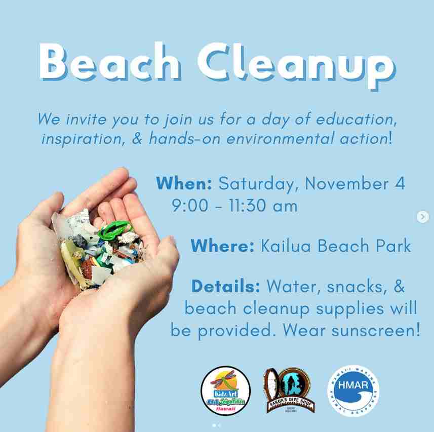 Kailua Beach Clean Up